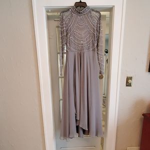 ASOS Grey Beaded Gown